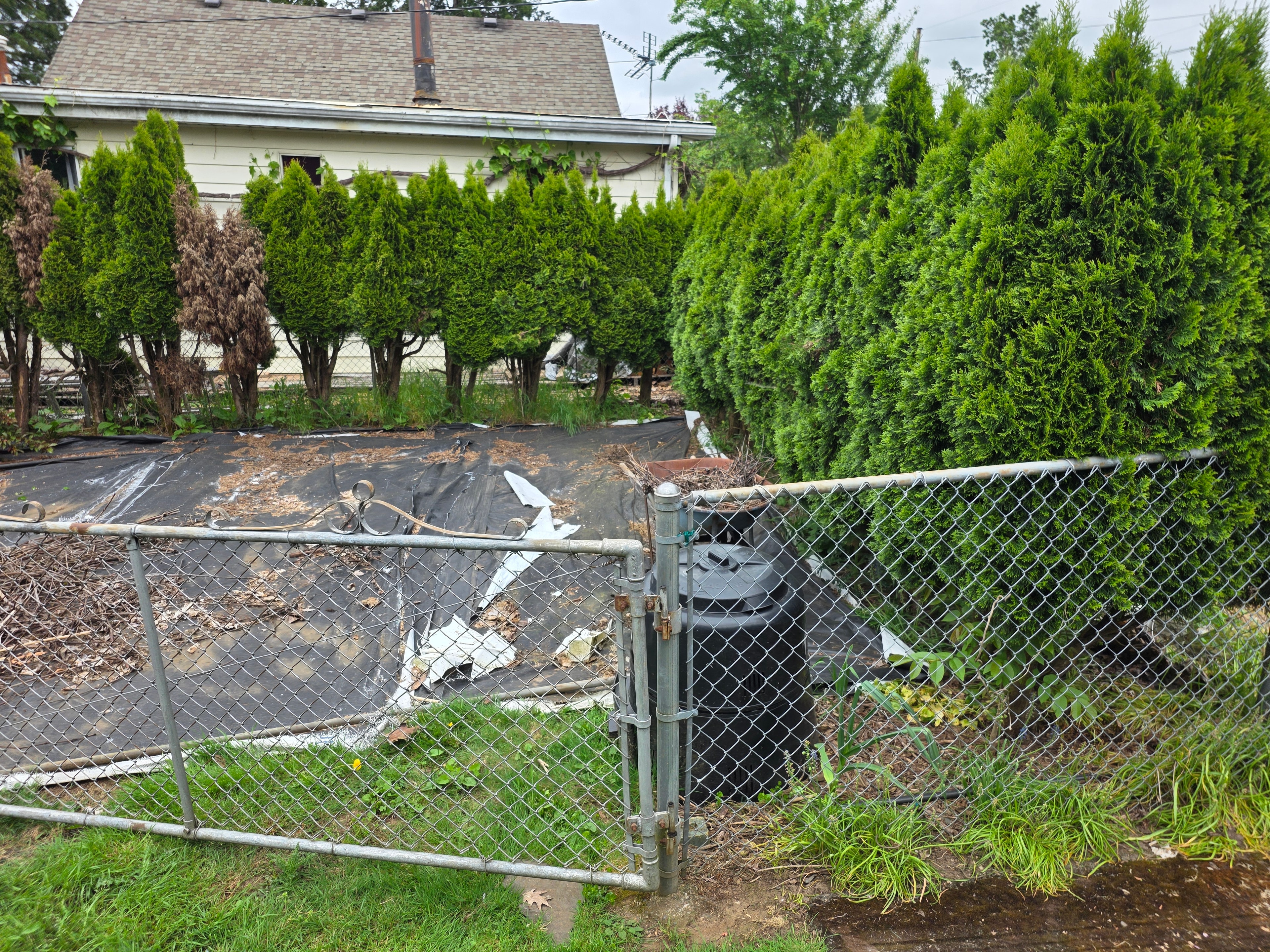 Site cleared after accessory building demolition Oregon City